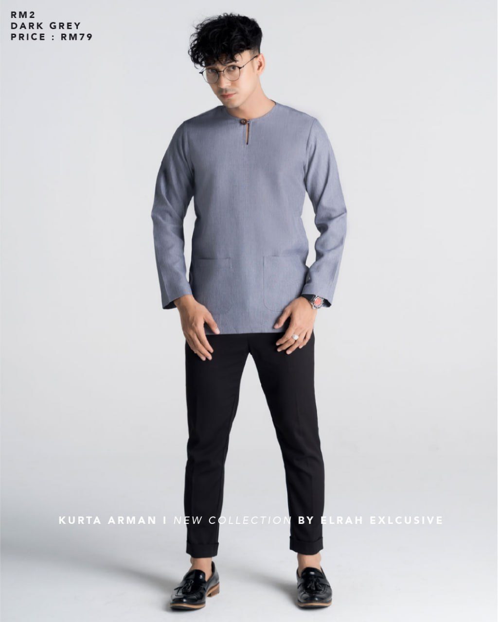 KURTA ARMAN DARK GREY (2024)