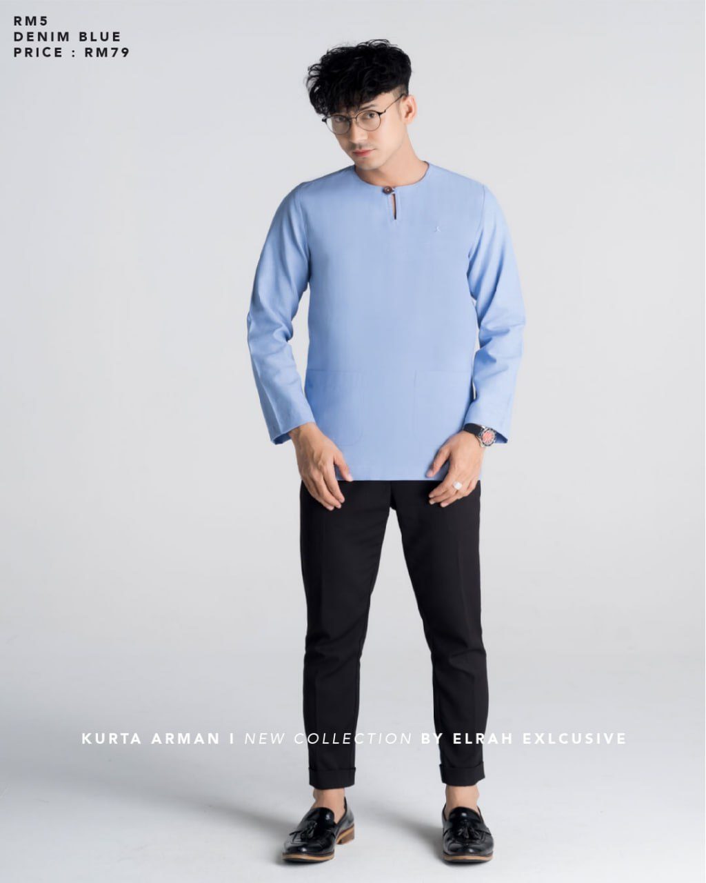 KURTA ARMAN DENIM BLUE (2024)