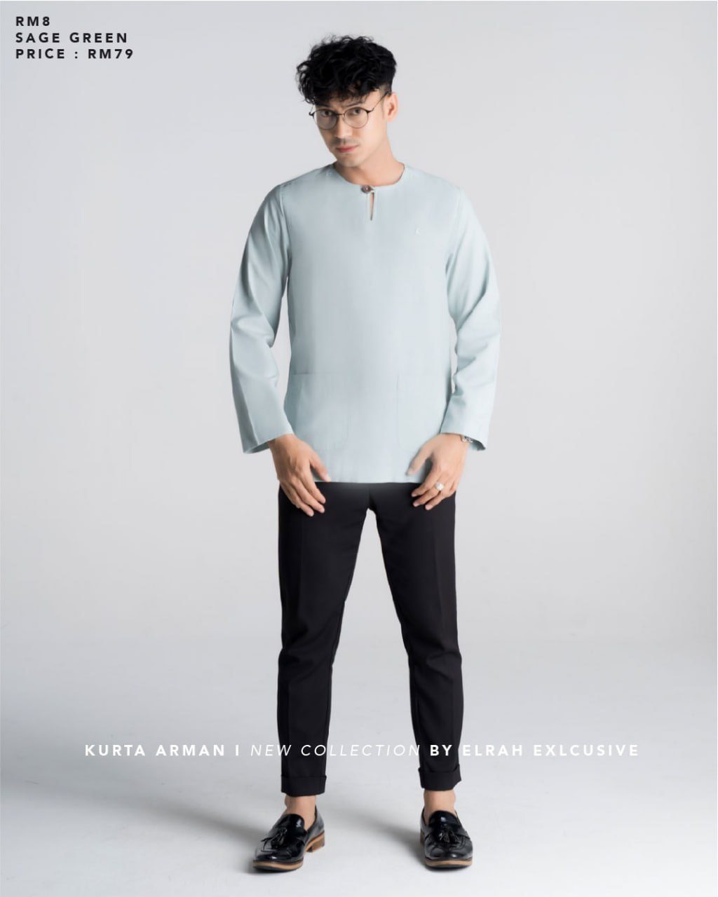 KURTA ARMAN SAGE GREEN (2024)