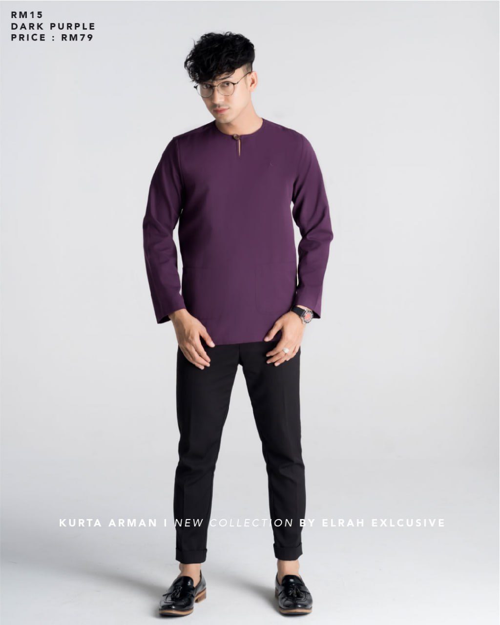 KURTA ARMAN DARK PURPLE (2024)