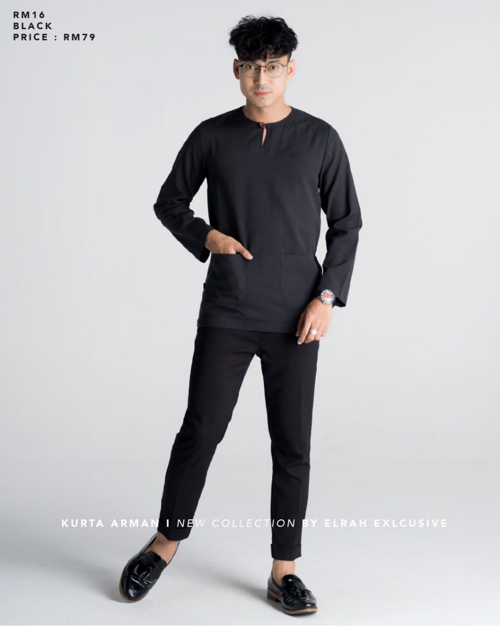 KURTA ARMAN BLACK (2024)