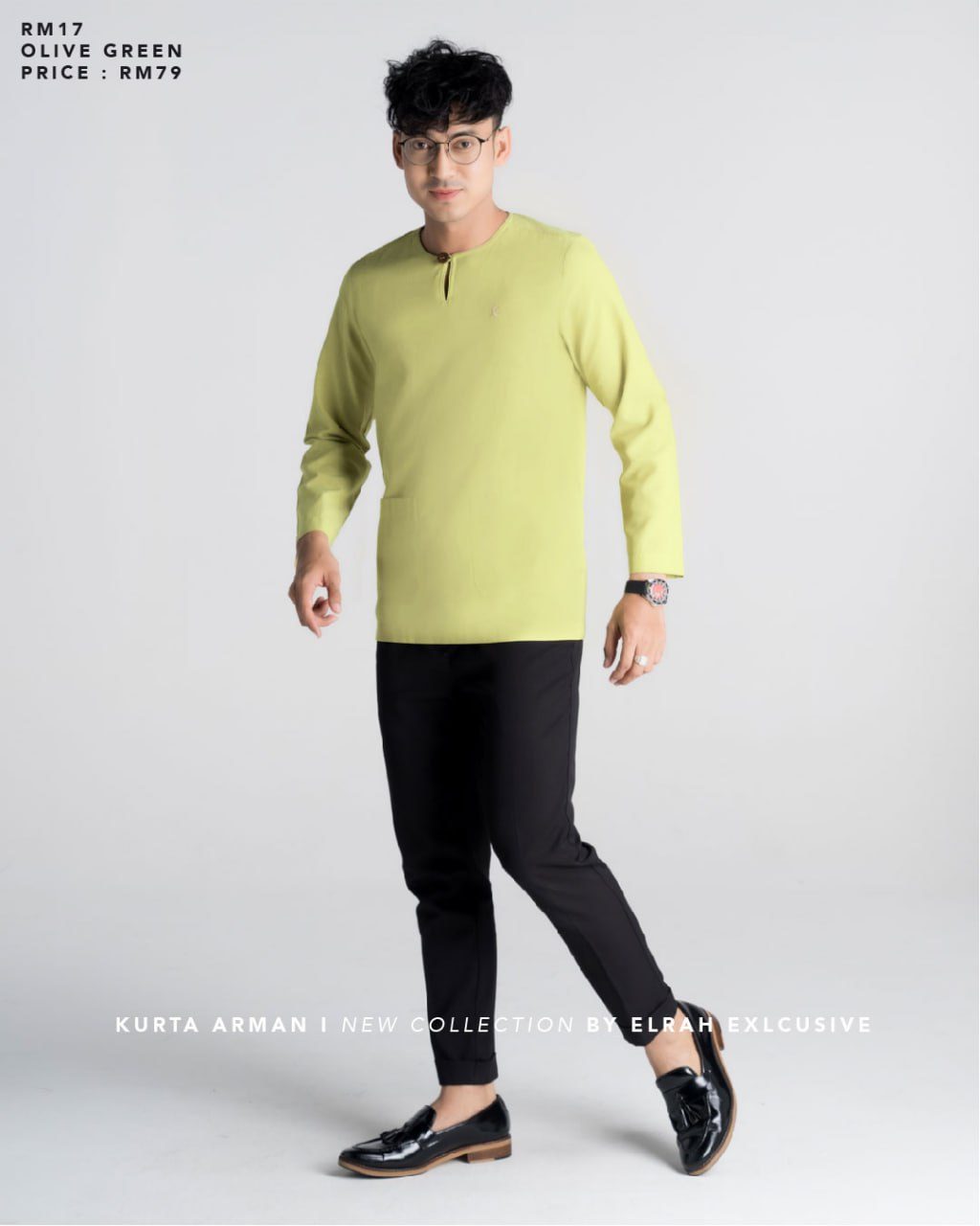 KURTA ARMAN OLIVE GREEN (2024)