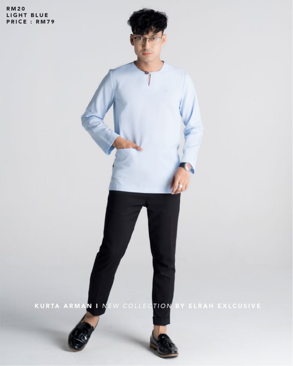 KURTA ARMAN LIGHT BLUE (2024)