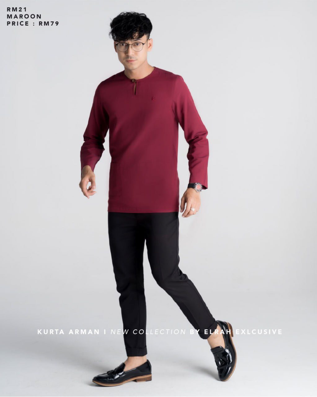 KURTA ARMAN MAROON (2024)