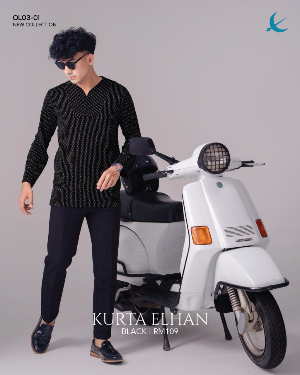 KURTA ELHAN BLACK (2024)