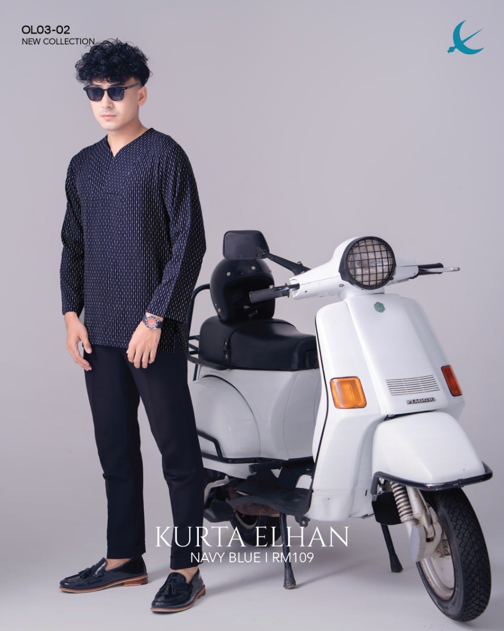 KURTA ELHAN NAVY BLUE (2024)