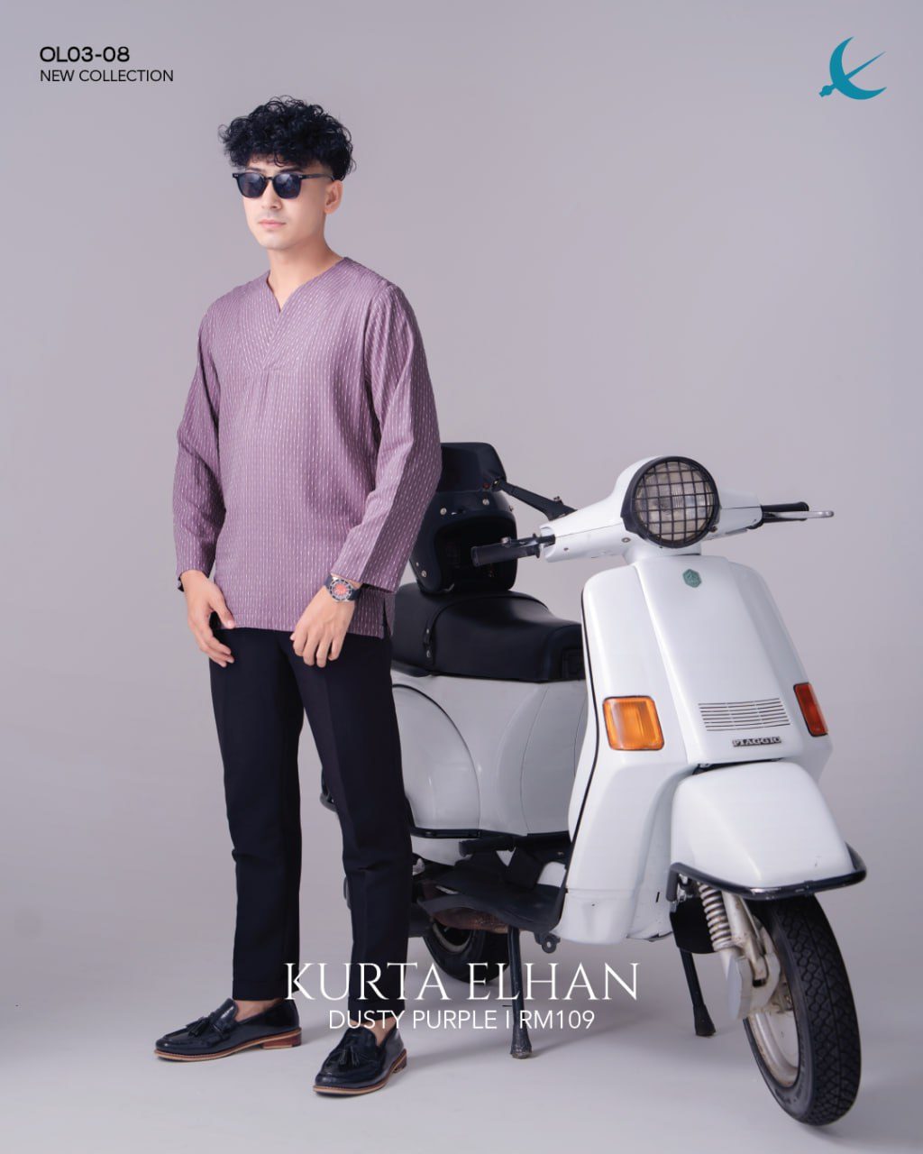 KURTA ELHAN DUSTY PURPLE (2024)