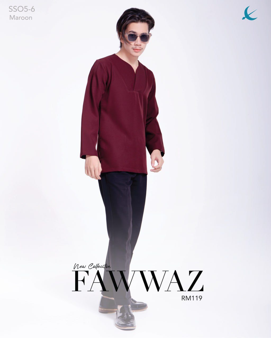 KURTA FAWWAZ MAROON (2024)