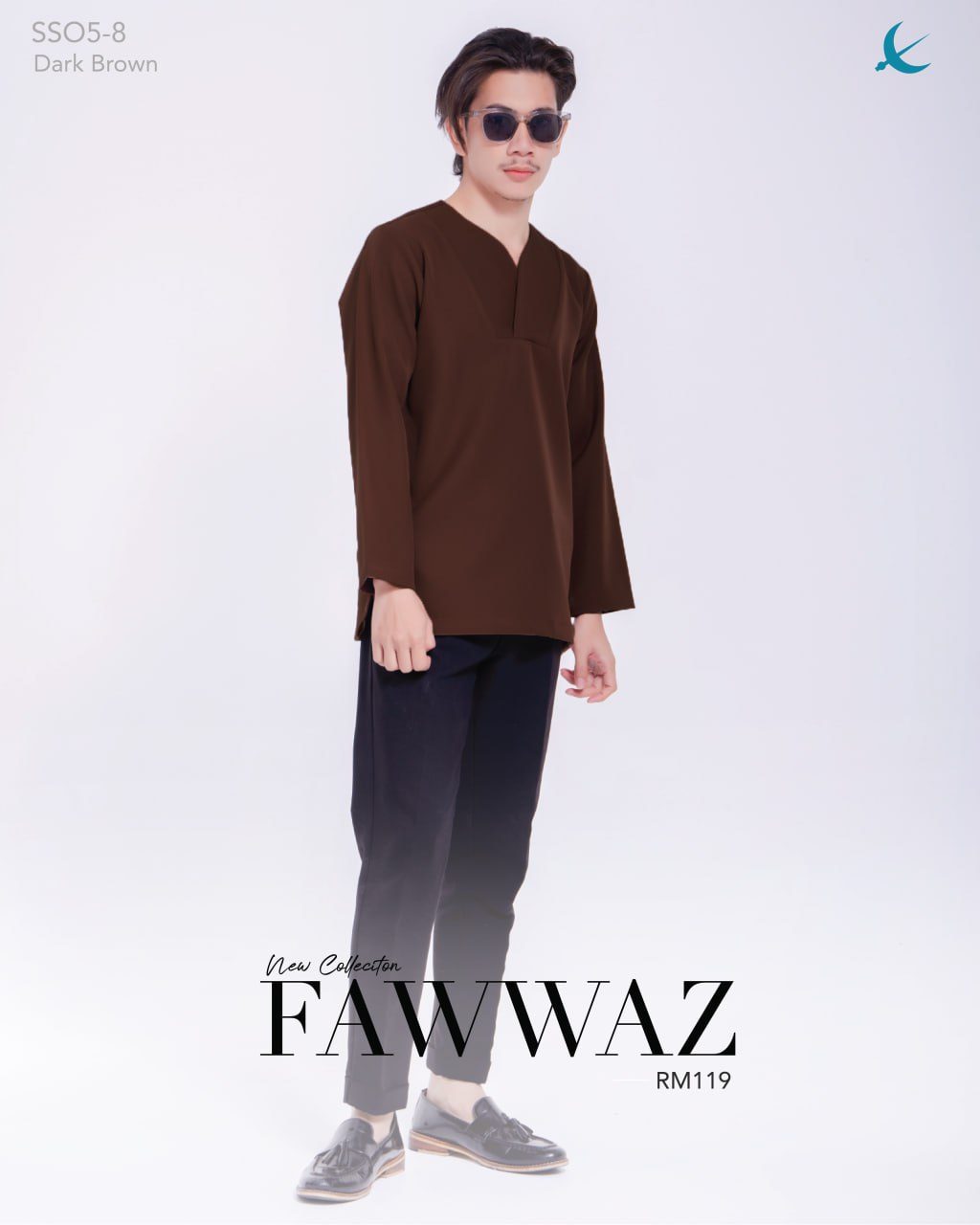 KURTA FAWWAZ  DARK BROWN (2024)