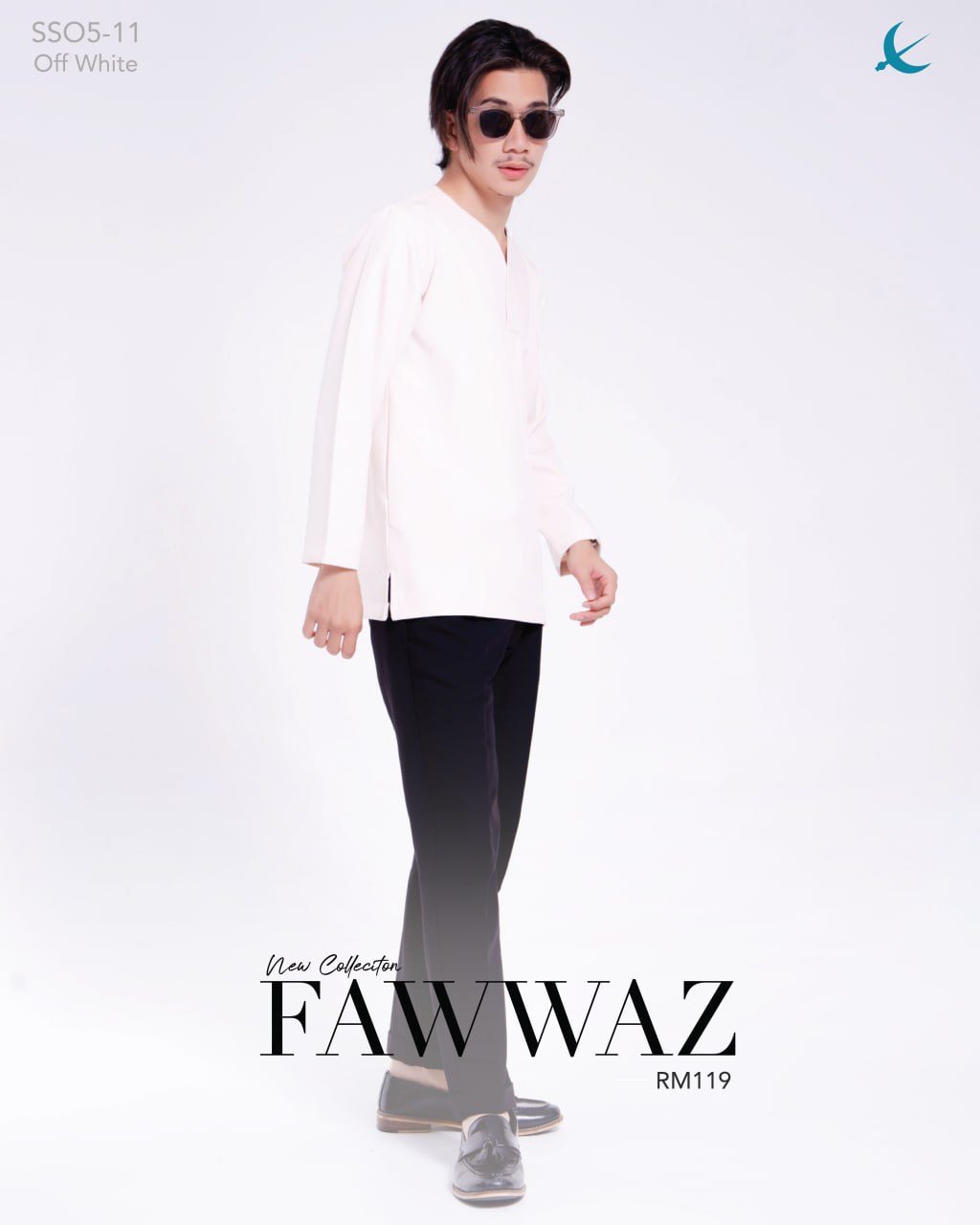 KURTA FAWWAZ OFF WHITE (2024)