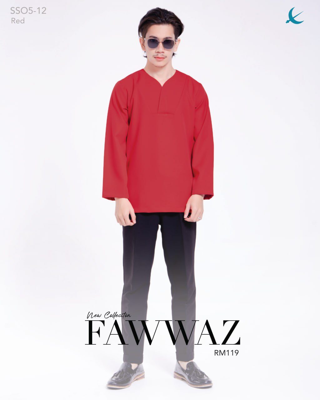 KURTA FAWWAZ RED (2024)