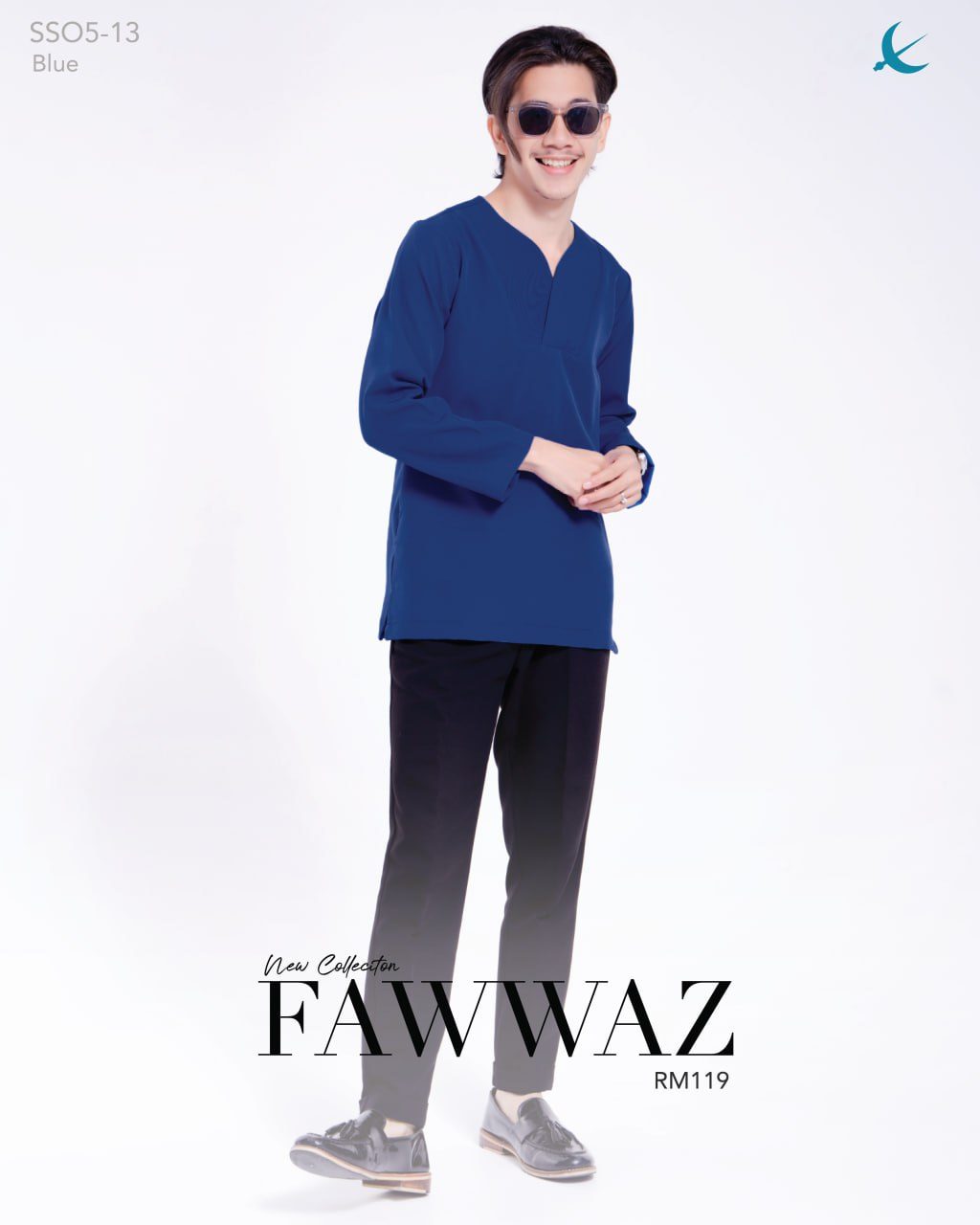 KURTA FAWWAZ BLUE (2024)