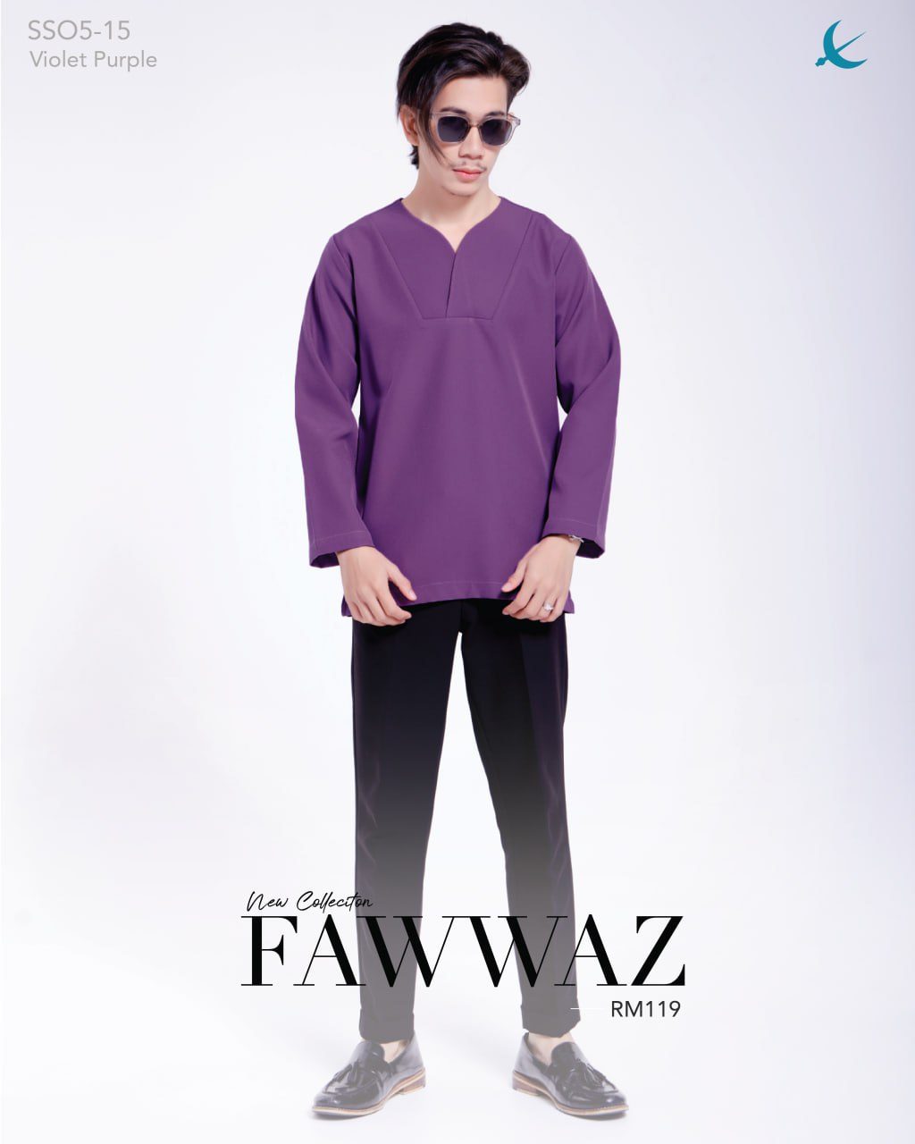 KURTA FAWWAZ VIOLET PURPLE (2024)