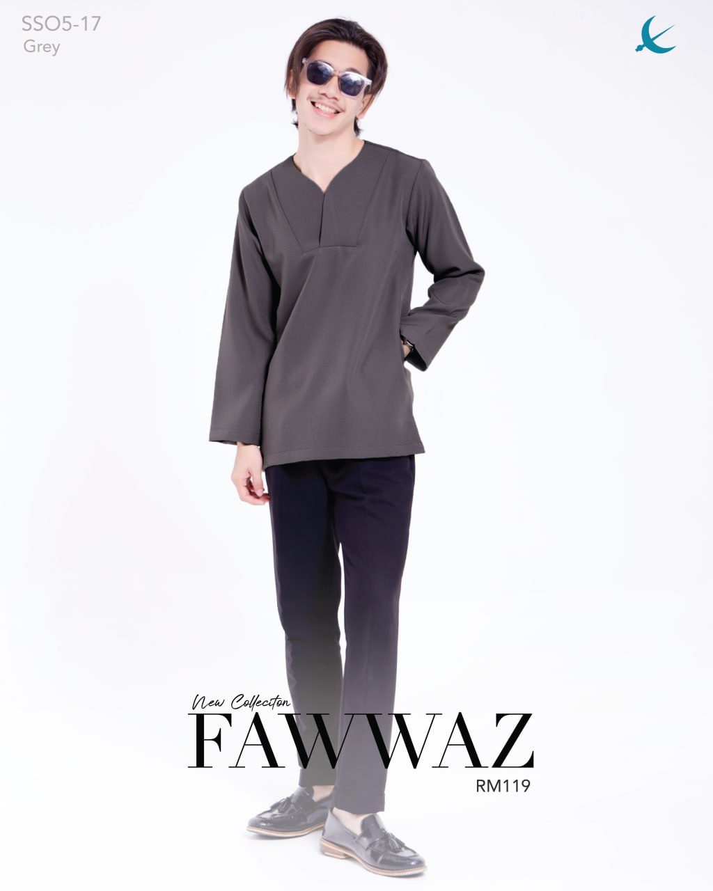 KURTA FAWWAZ GREY (2024)