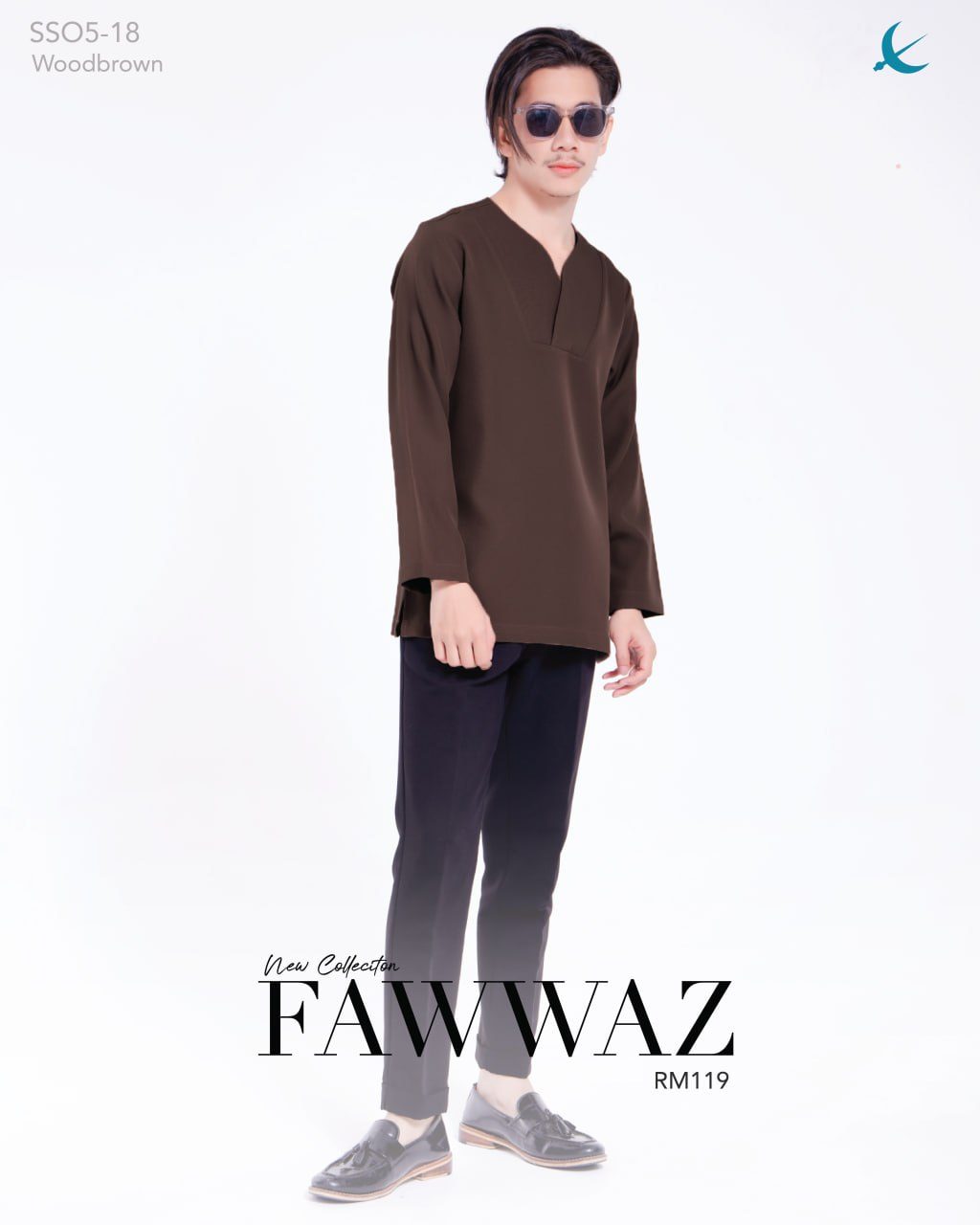 KURTA FAWWAZ WOOD BROWN (2024)