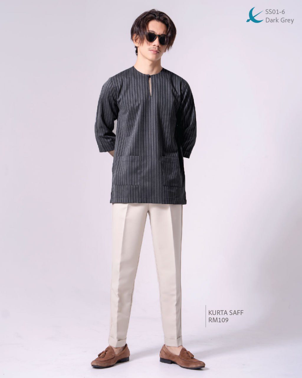 KURTA SAFF DARK GREY (2024)