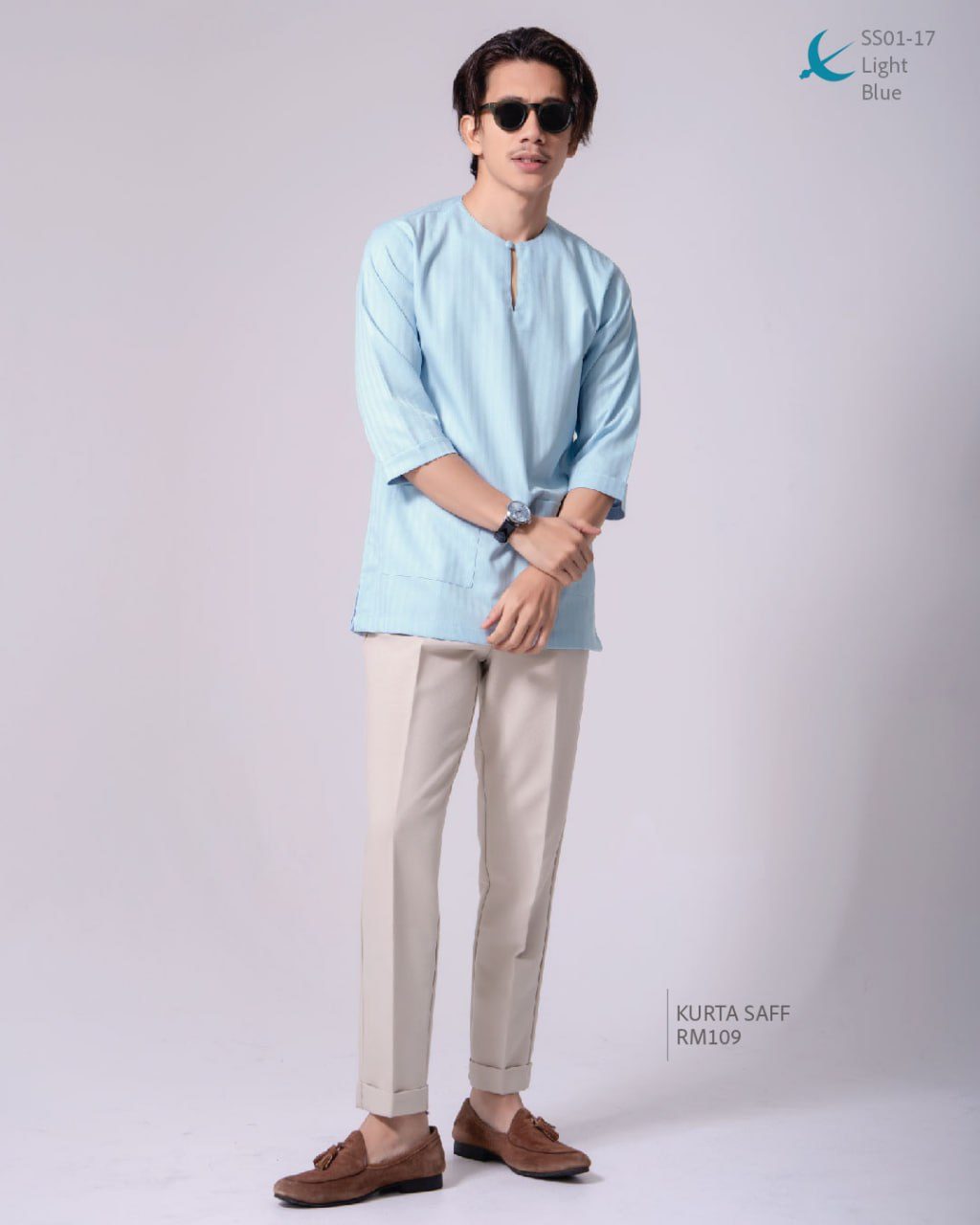 KURTA SAFF LIGHT BLUE (2024)