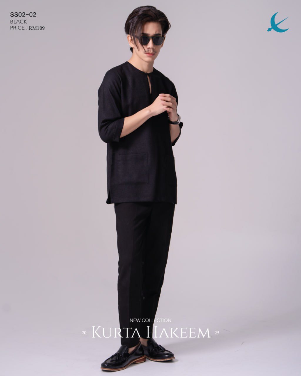 KURTA HAKEEM BLACK