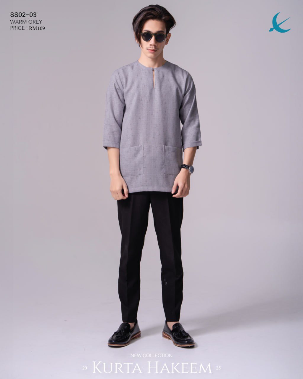 KURTA HAKEEM WARM GREY