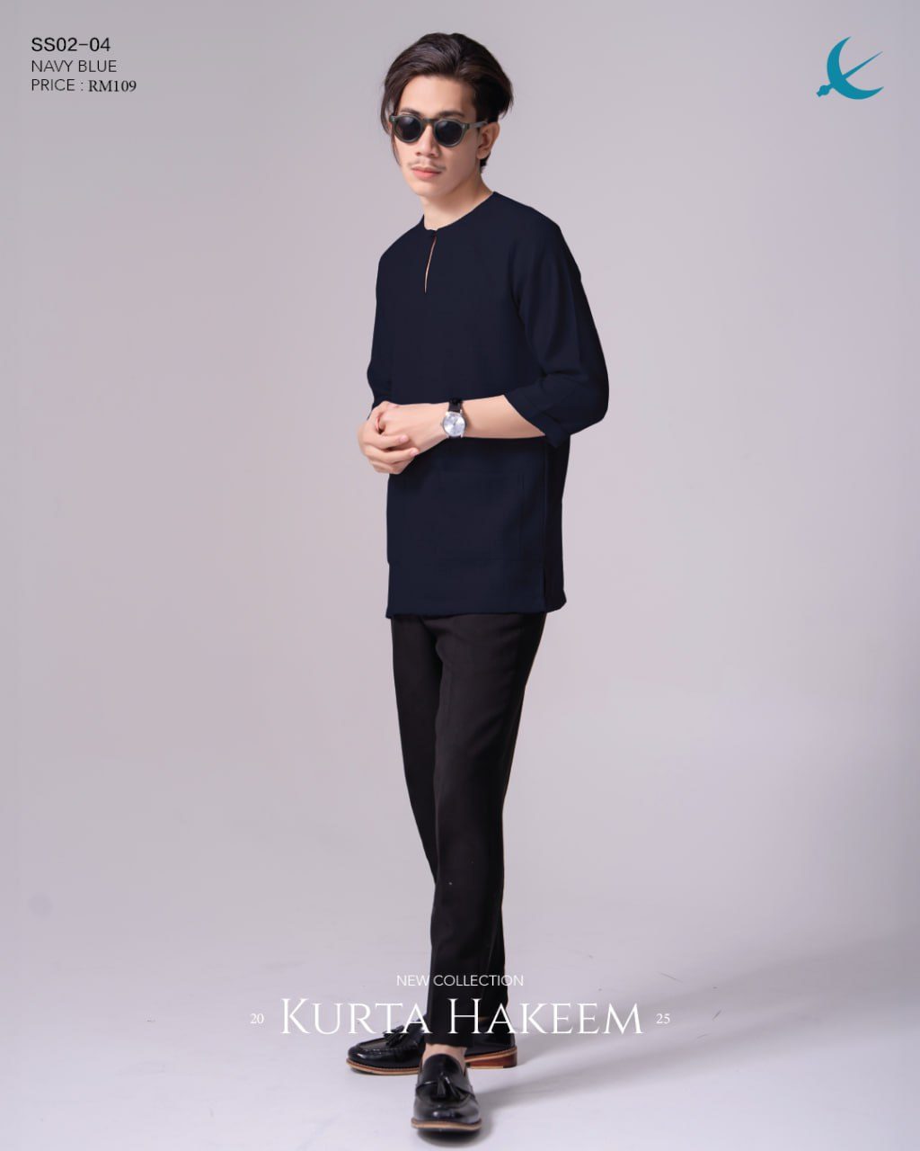 KURTA HAKEEM NAVY BLUE (2024)