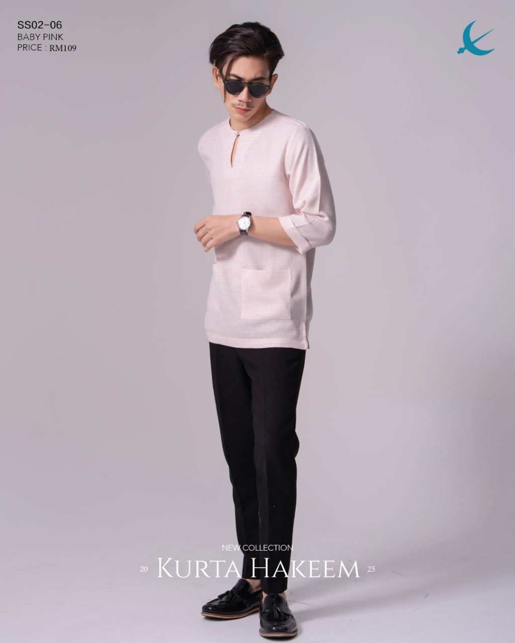 KURTA HAKEEM BABY PINK