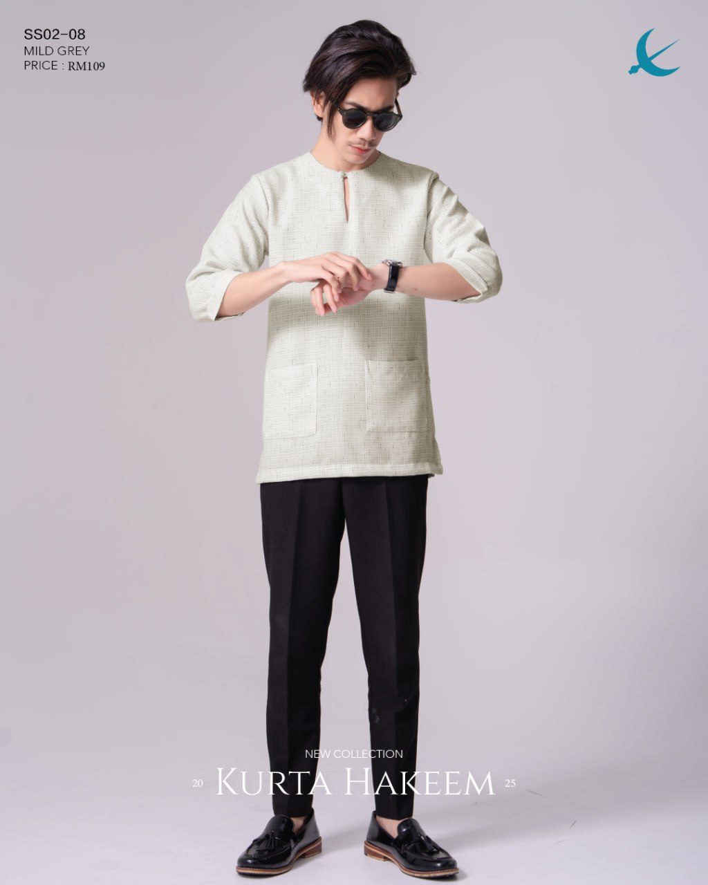 KURTA HAKEEM LIGHT BLUE