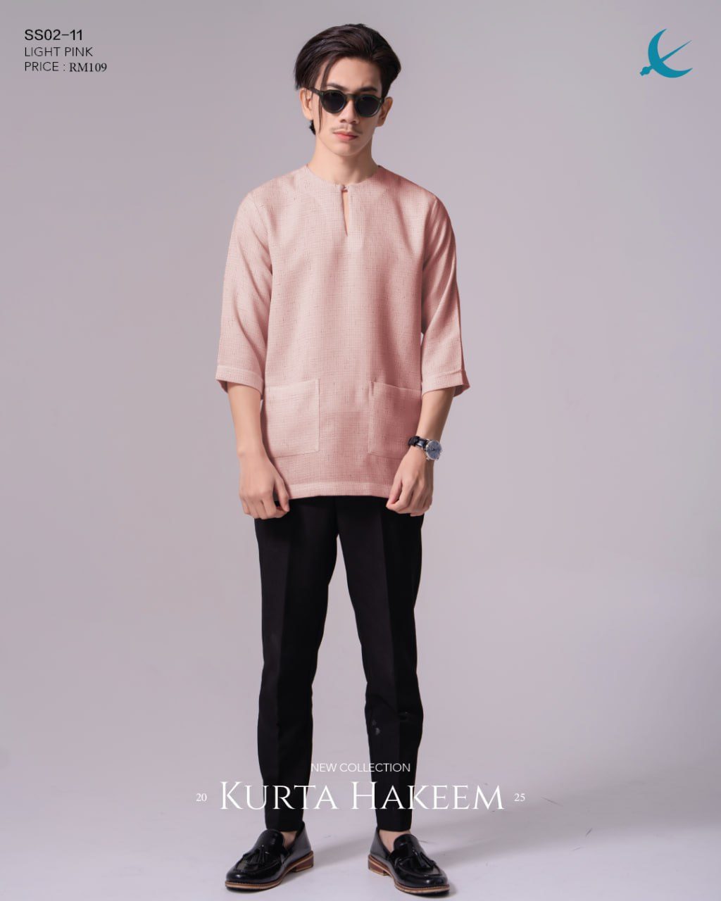 KURTA HAKEEM LIGHT PINK