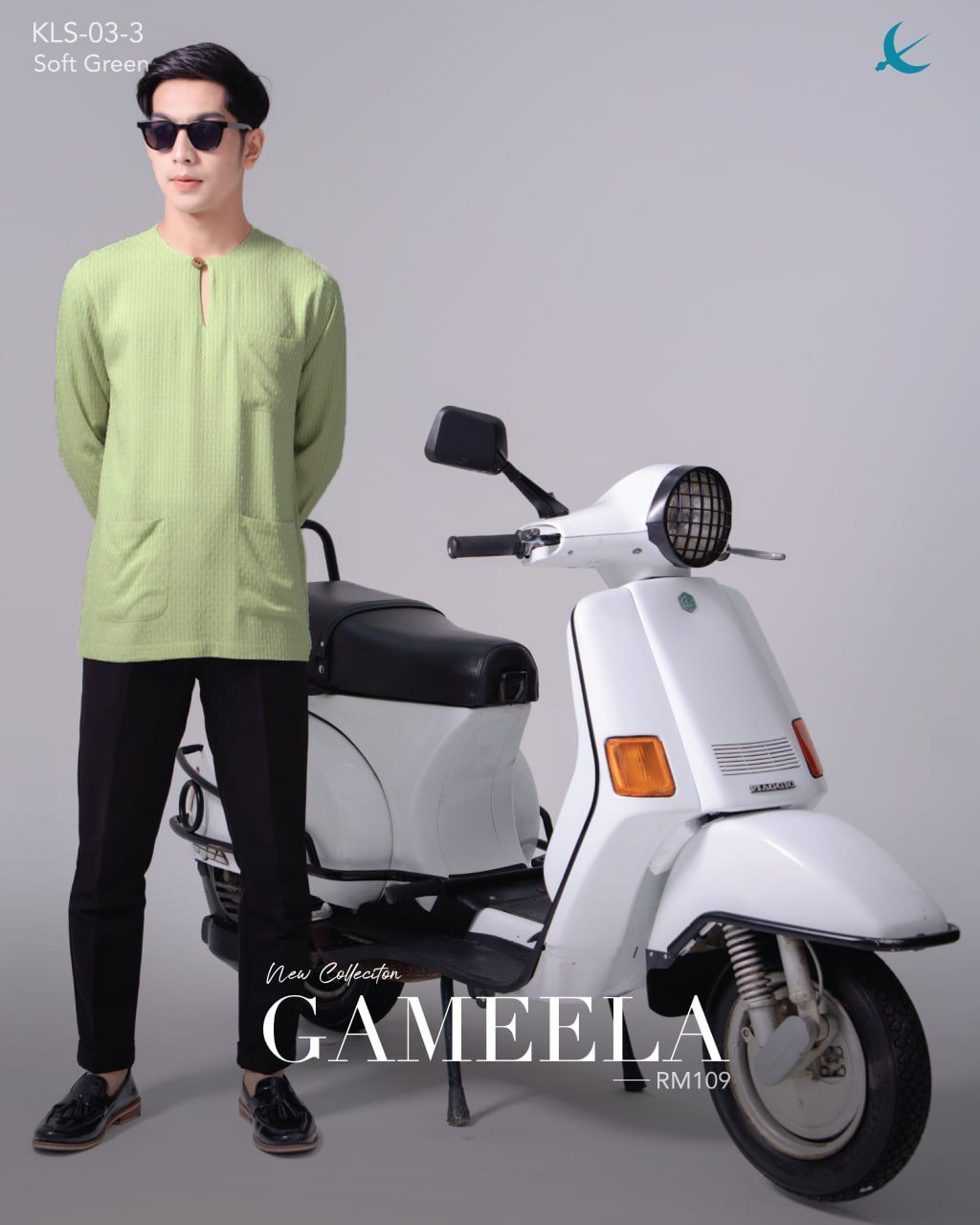 KURTA GAMEELA SOFT GREEN (2024)