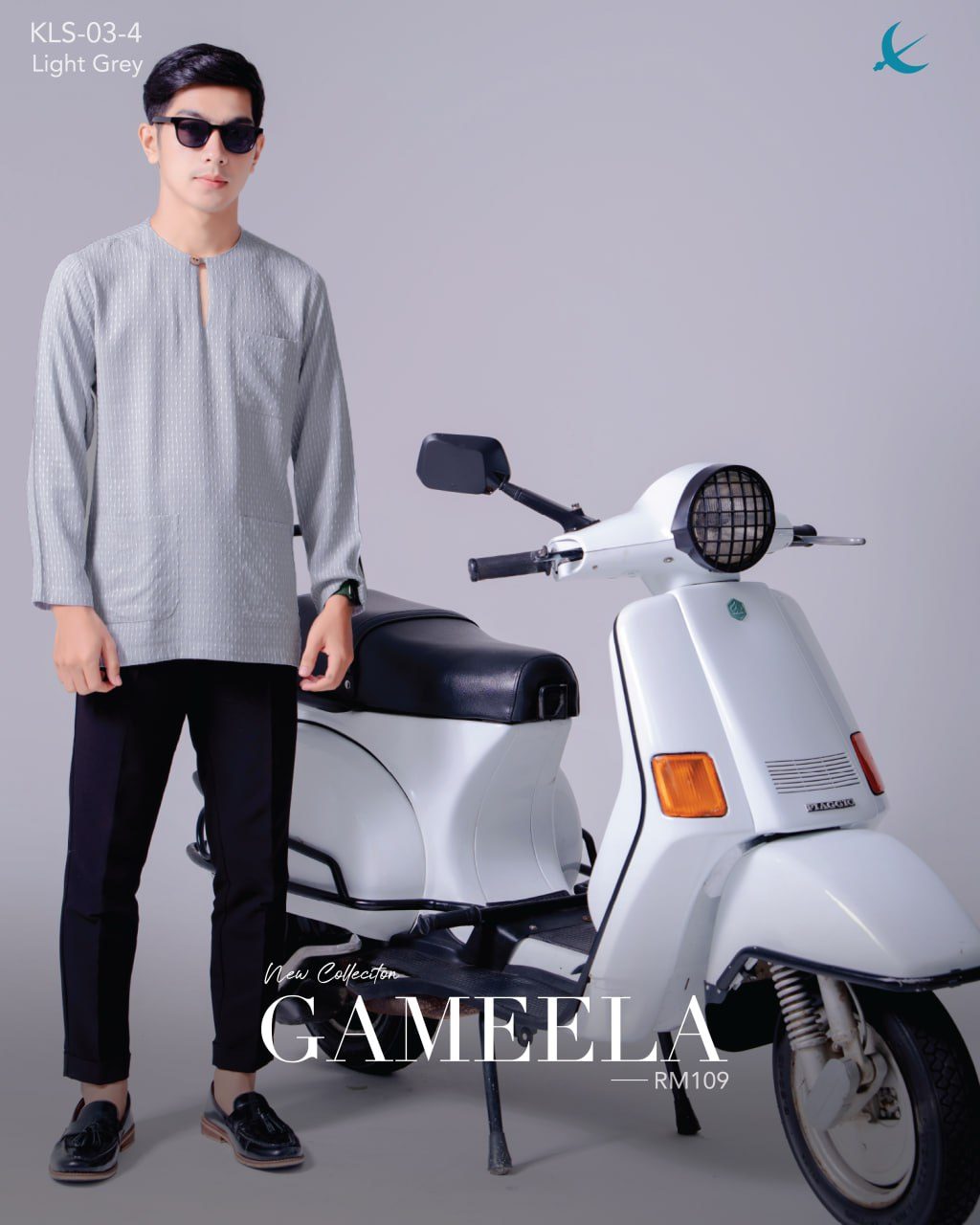 KURTA GAMEELA LIGHT GREY (2024)