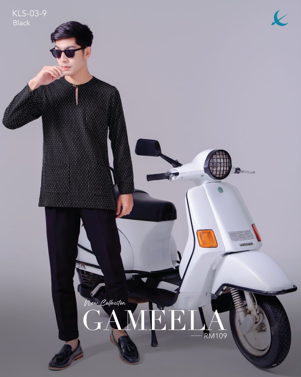 KURTA GAMEELA BLACK (2024)