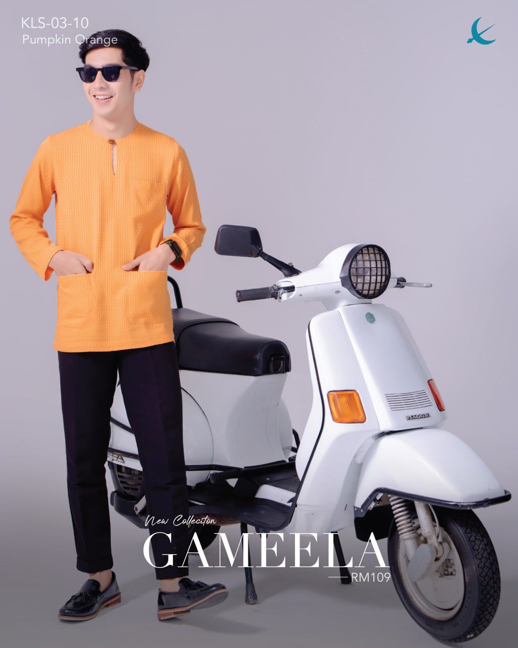 KURTA GAMEELA PUMPKIN ORANGE (2024)