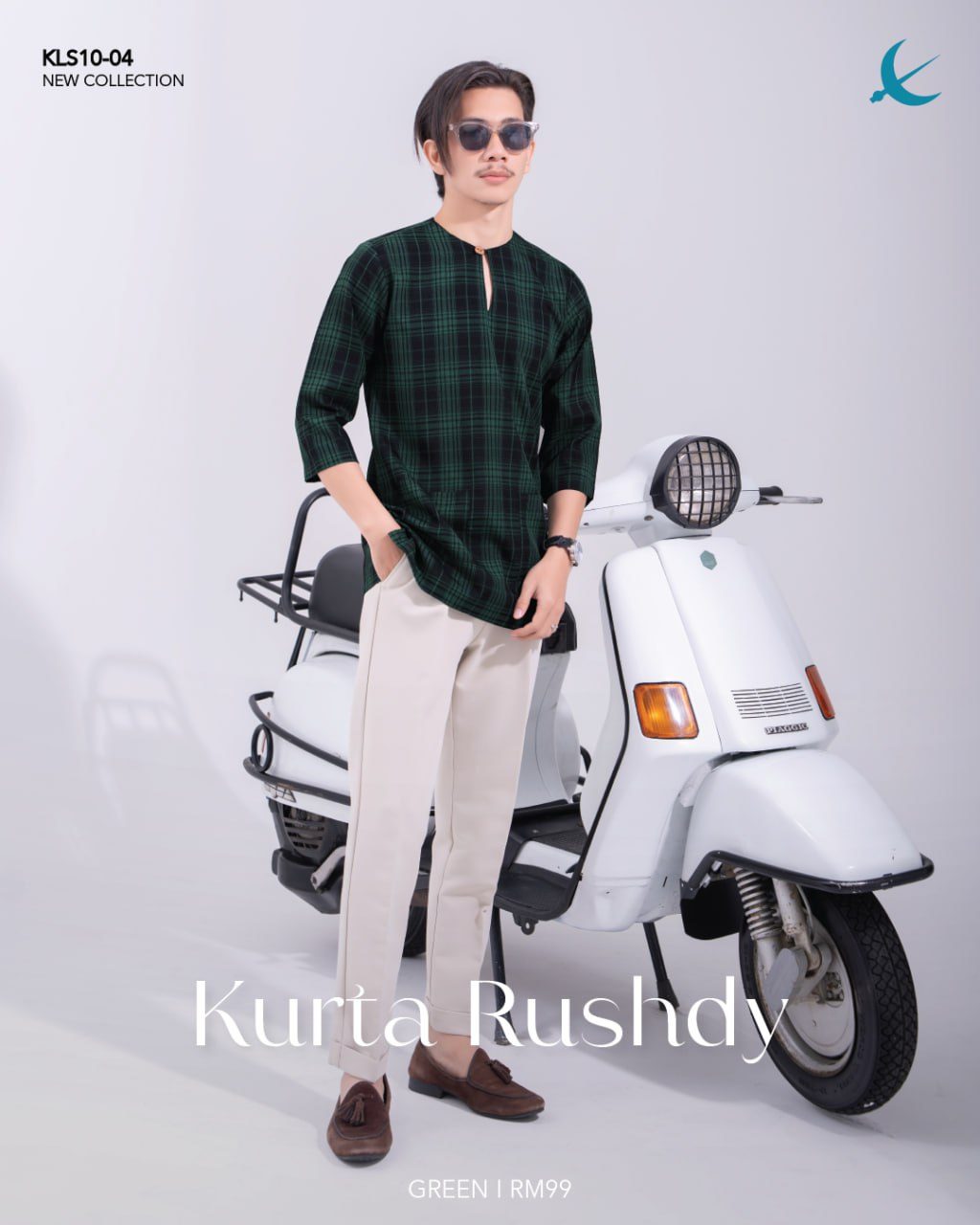 KURTA RUSHDY GREEN (2024)