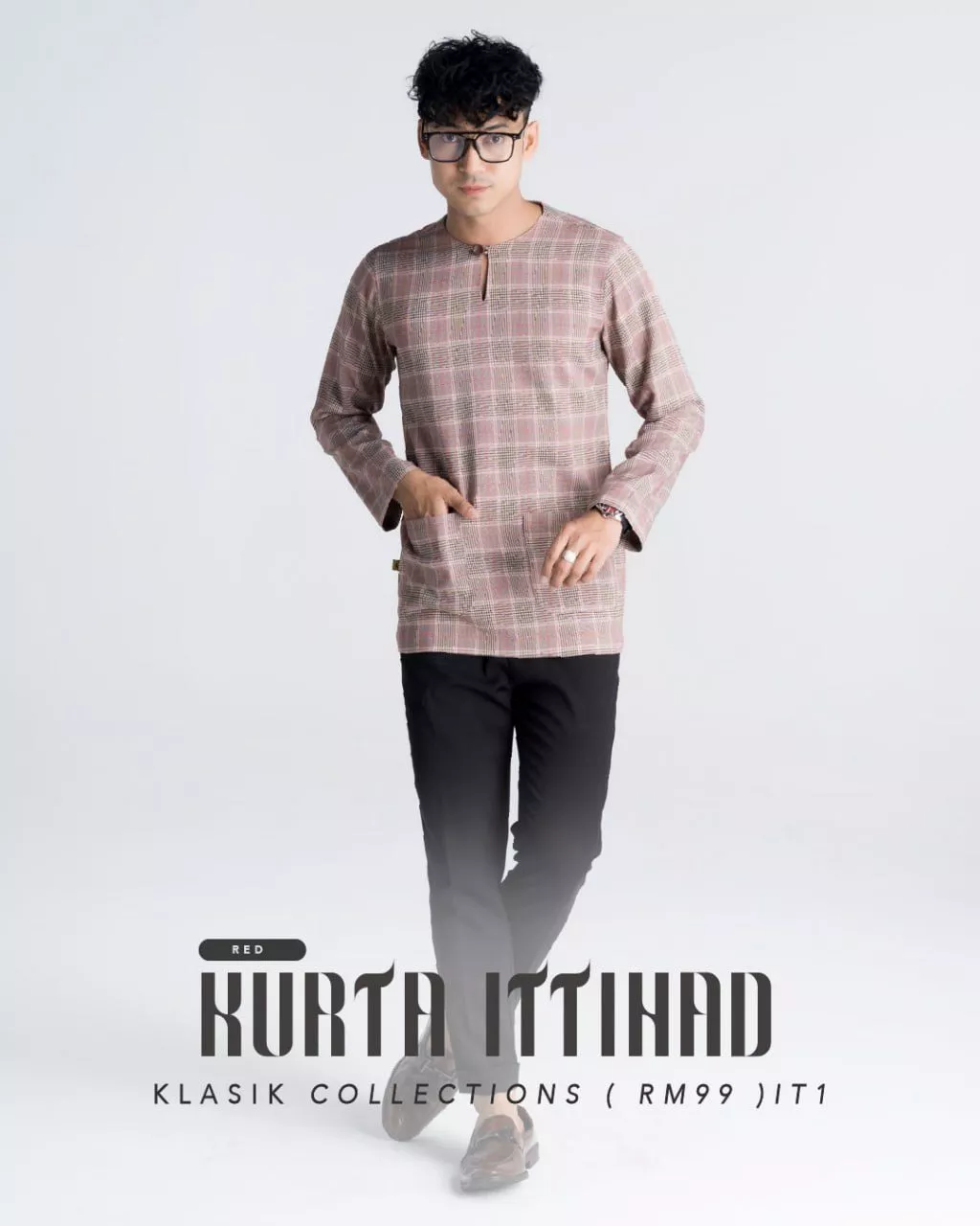 KURTA KLASIK ITTIHAD RED (2024)