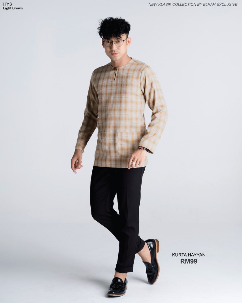 KURTA KLASIK HAYYAN LIGHT BROWN (2024)