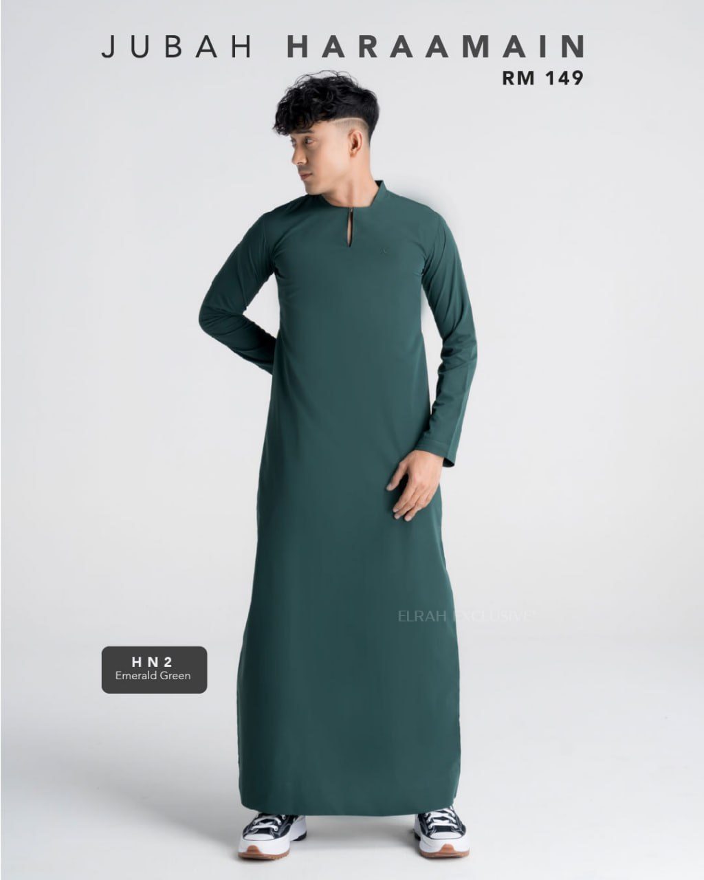 JUBAH HARAAMAIN EMERALD GREEN (2024)