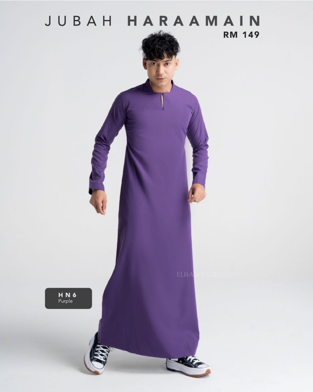 JUBAH HARAAMAIN PURPLE (2024)