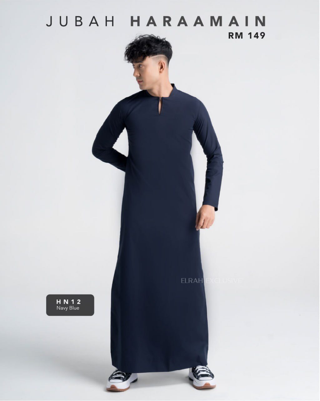 JUBAH HARAAMAIN NAVY BLUE (2024)