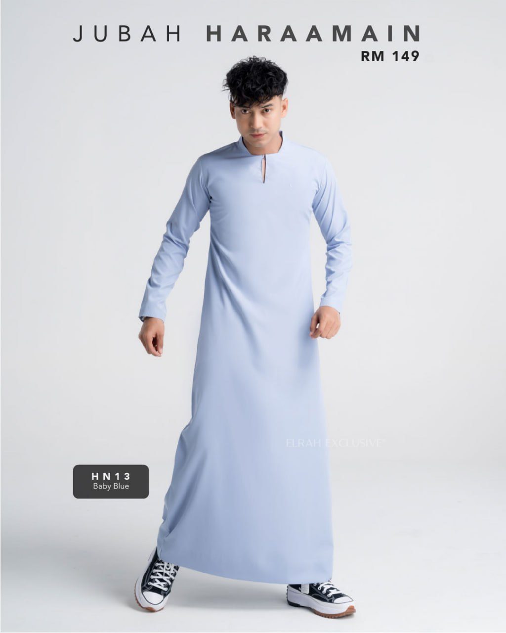 JUBAH HARAAMAIN BABY BLUE (2024)