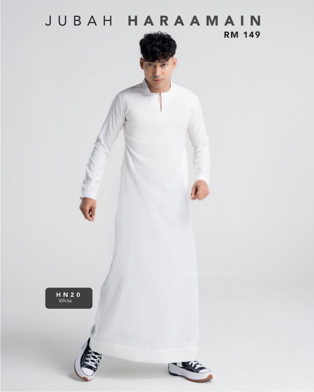 JUBAH HARAAMAIN WHITE (2024)