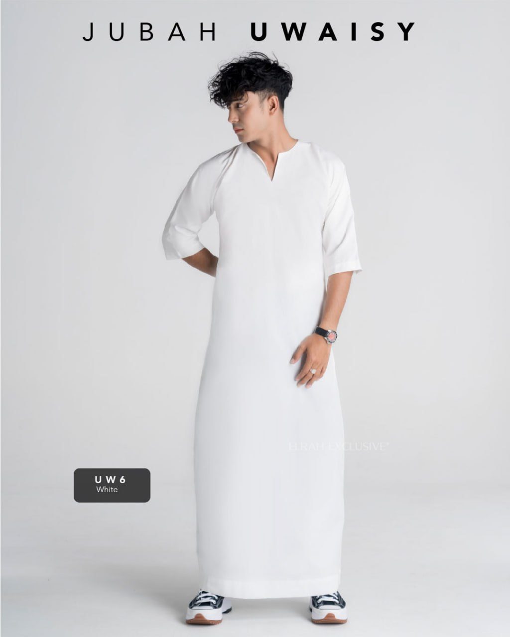 JUBAH UWAISY WHITE