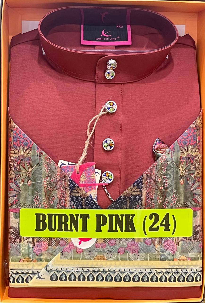 BAJU MELAYU SENNA BURNT PINK