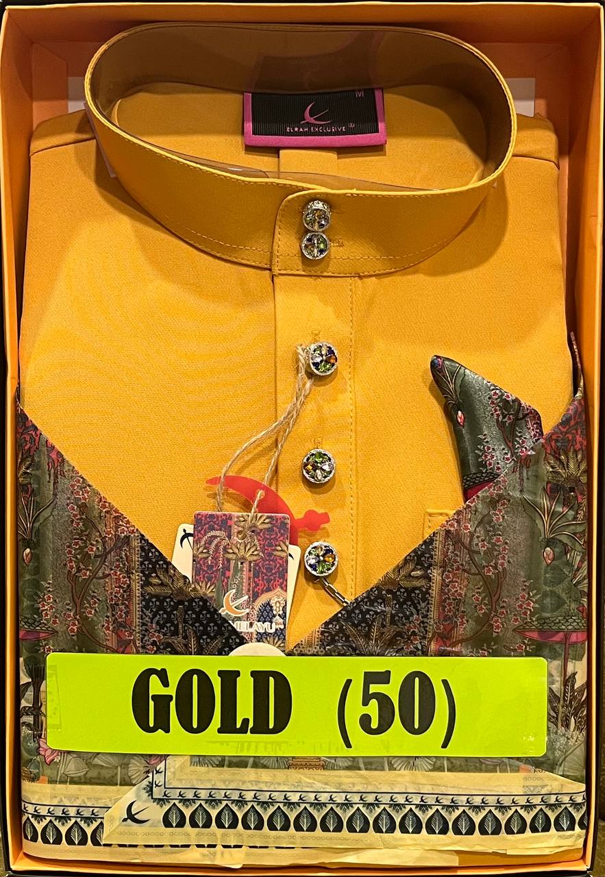 BAJU MELAYU SENNA GOLD