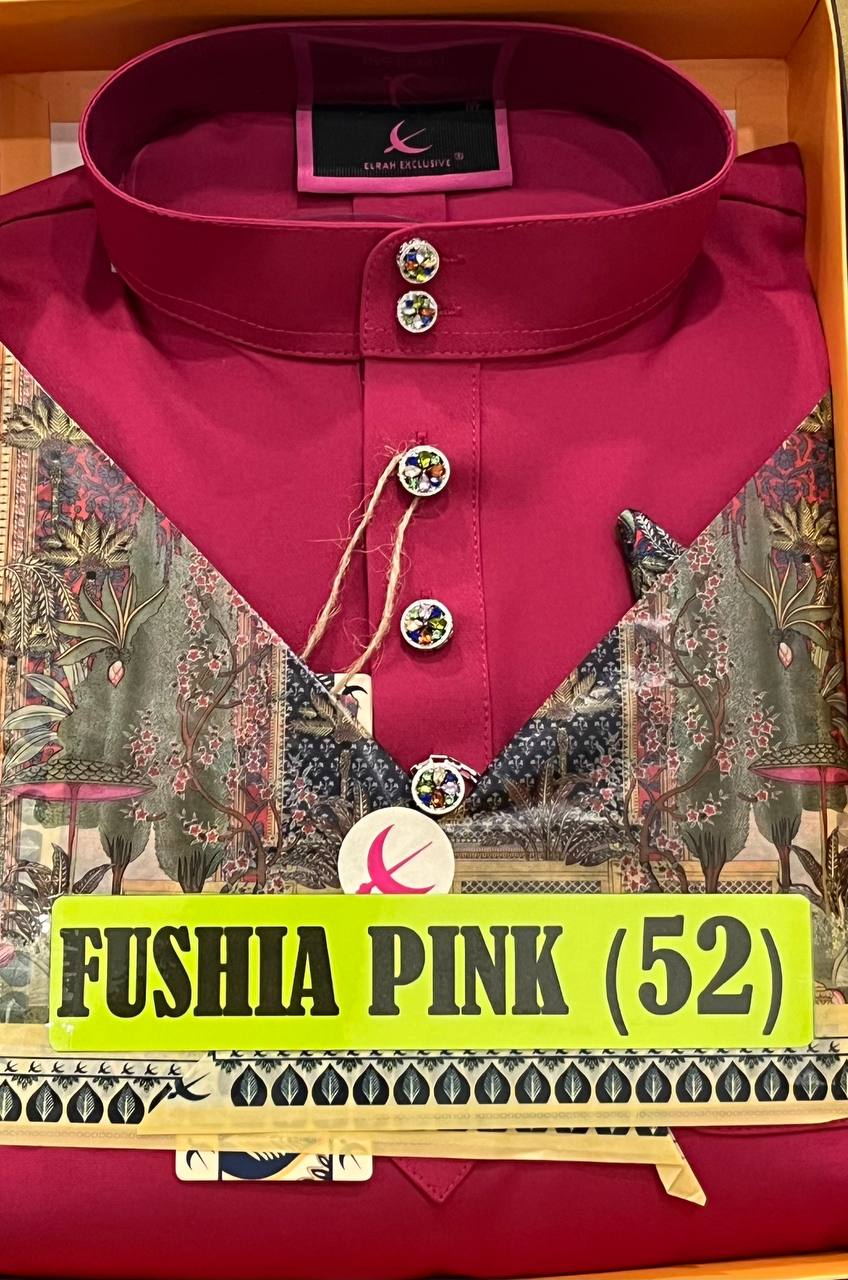 BAJU MELAYU SENNA FUSHIA PINK