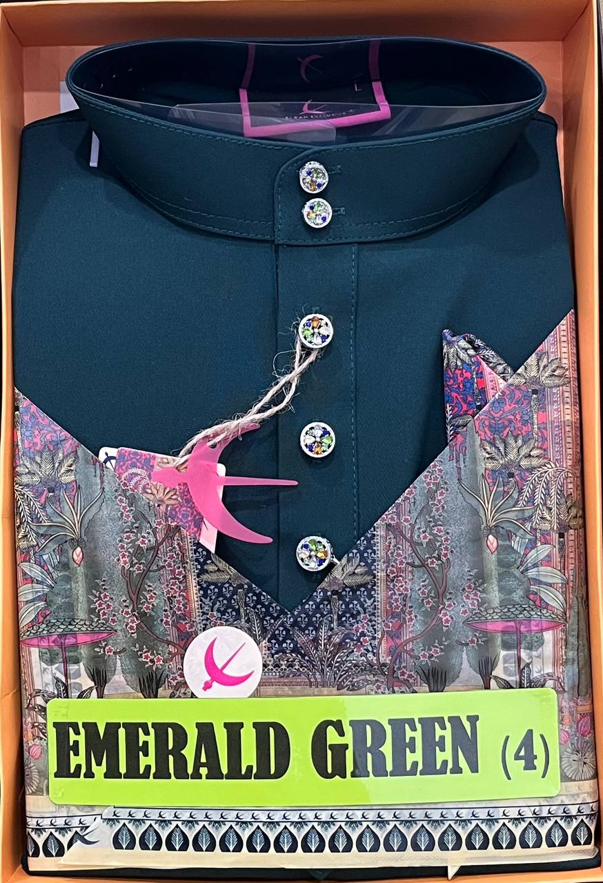 BAJU MELAYU SENNA EMERALD GREEN