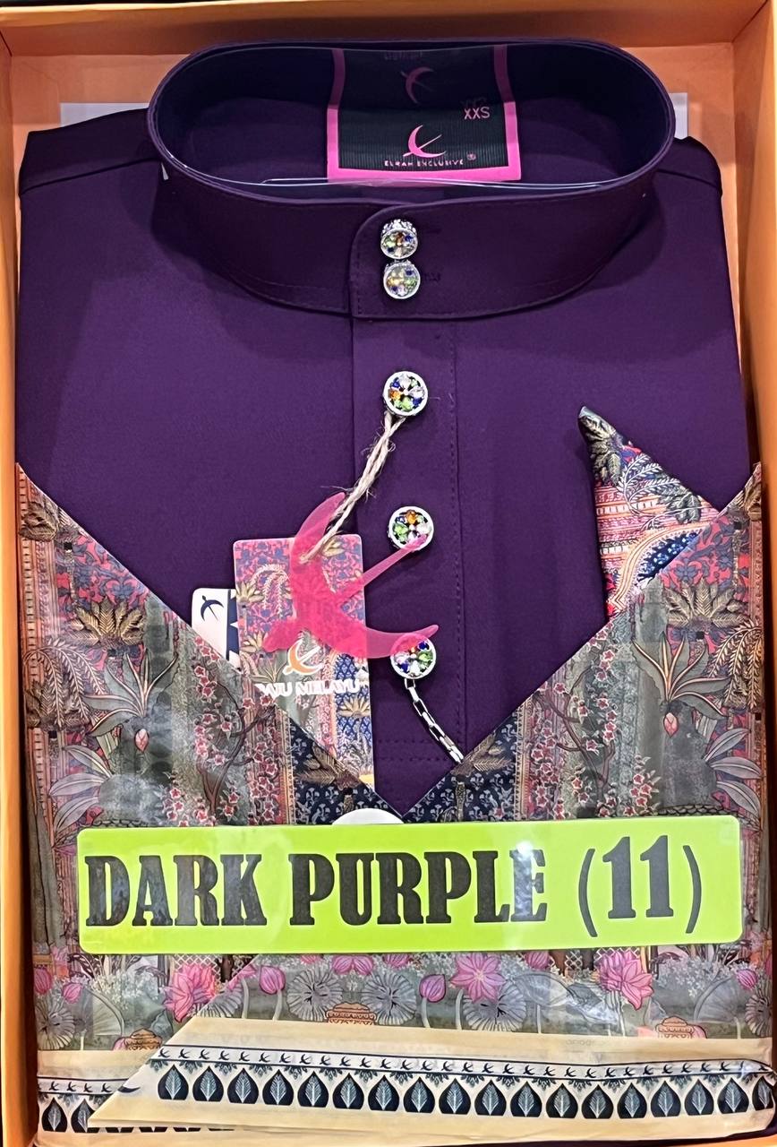 BAJU MELAYU SENNA DARK PURPLE