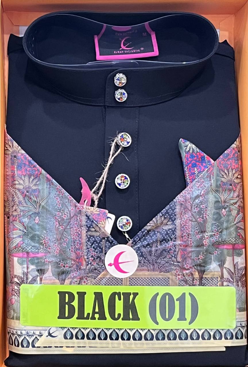 BAJU MELAYU SENNA BLACK