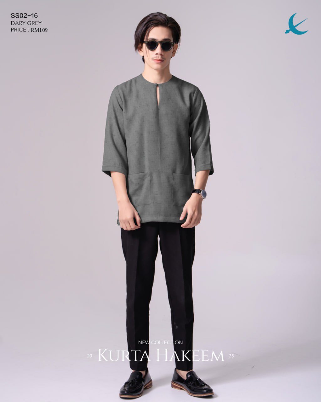 KURTA HAKEEM DARK GREY (2024)