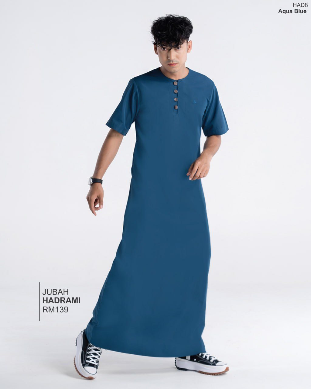 JUBAH HADRAMI AQUA BLUE (2024)