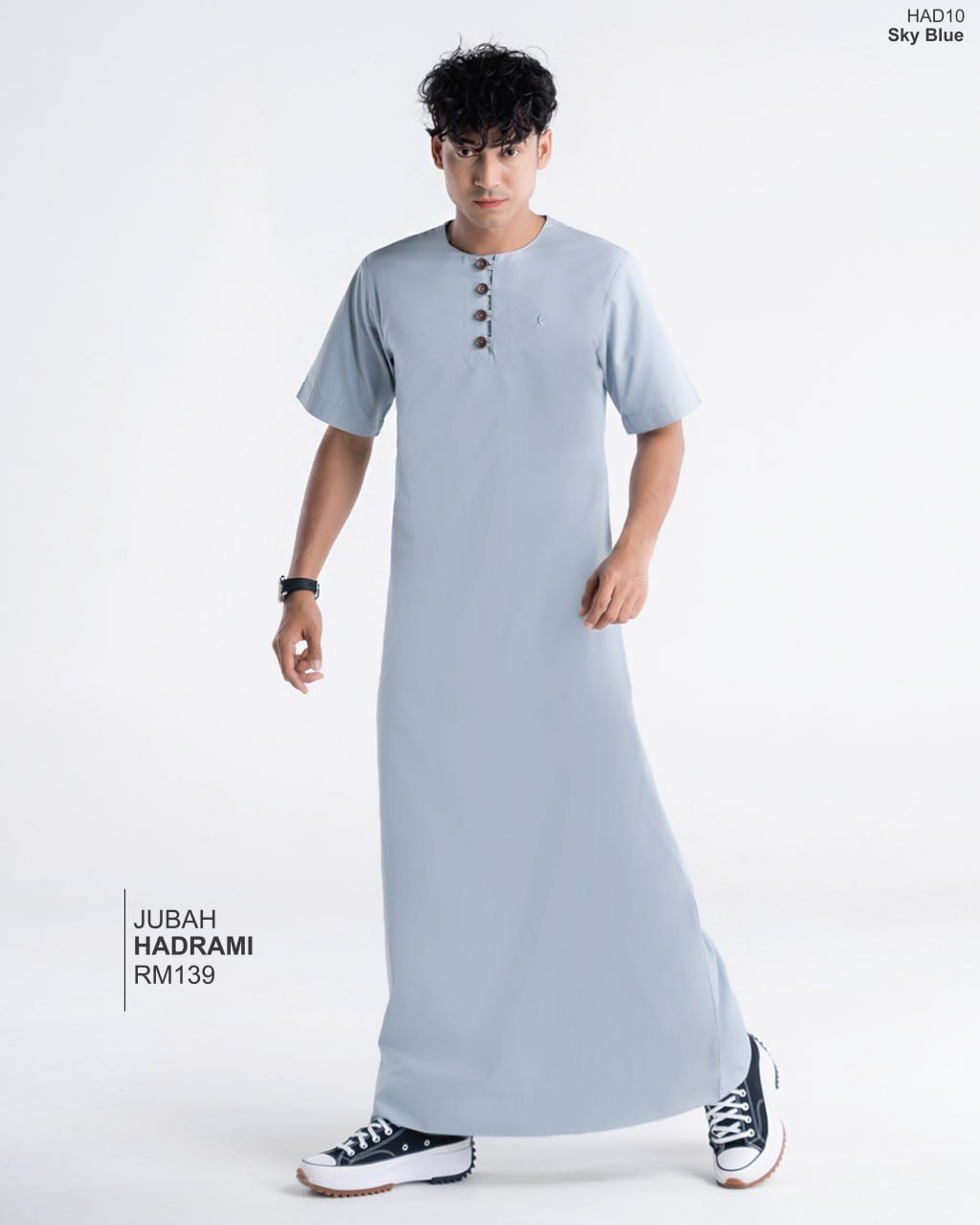 JUBAH HADRAMI SKY BLUE (2024)