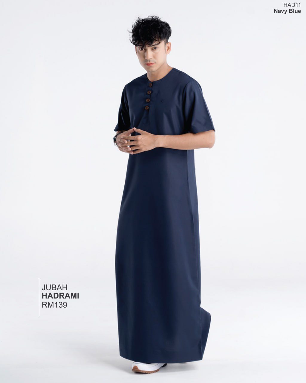 JUBAH HADRAMI DARK BLUE (2024)